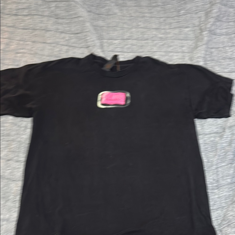 VLONE FIGHT CLUB SOAP TEE Black T-Shirt with Pink SOAP Logo